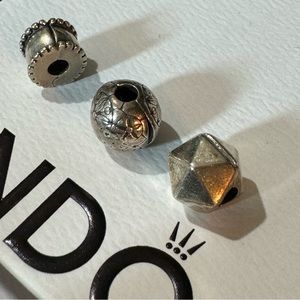 Silver pandora beads